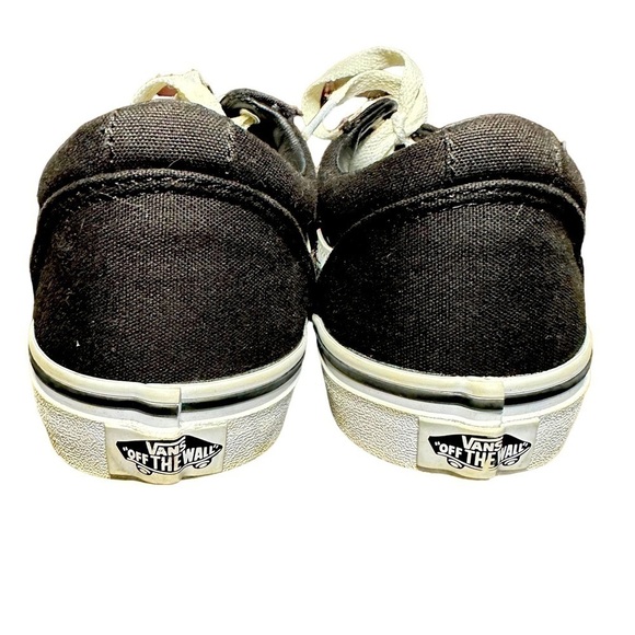 Vans Old Skool Skateboarding Shoe Sneaker Black w/Embroidery Roses Missy Size 5 - Picture 6 of 11